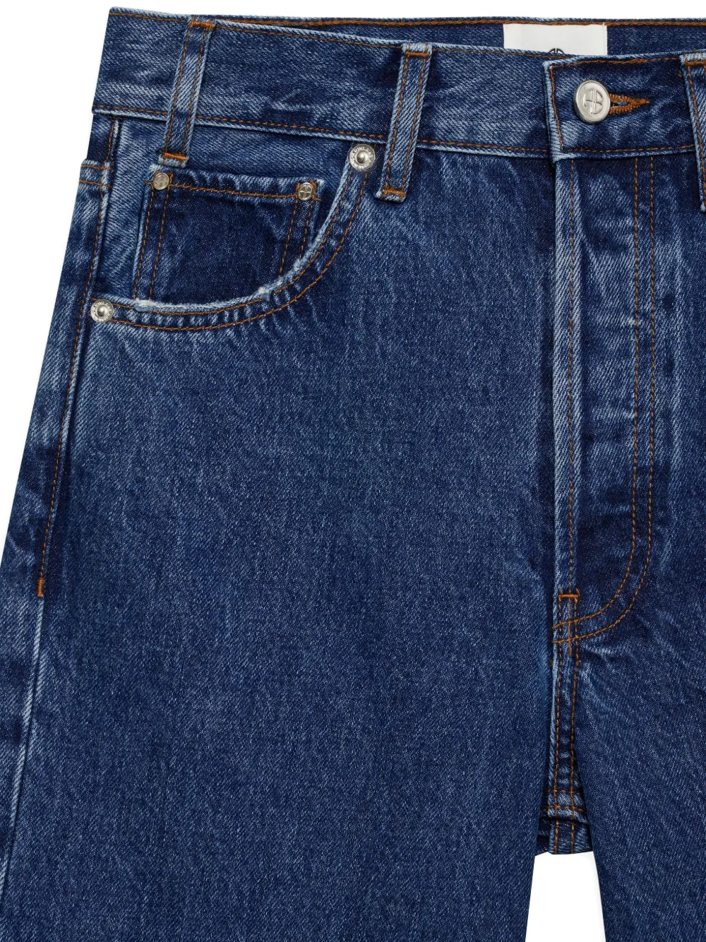 ANINE BING Roy high-waist jeans Blauw