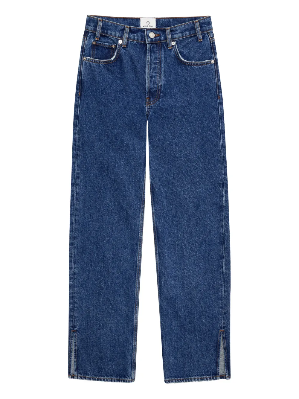 ANINE BING Roy high-waist jeans Blauw