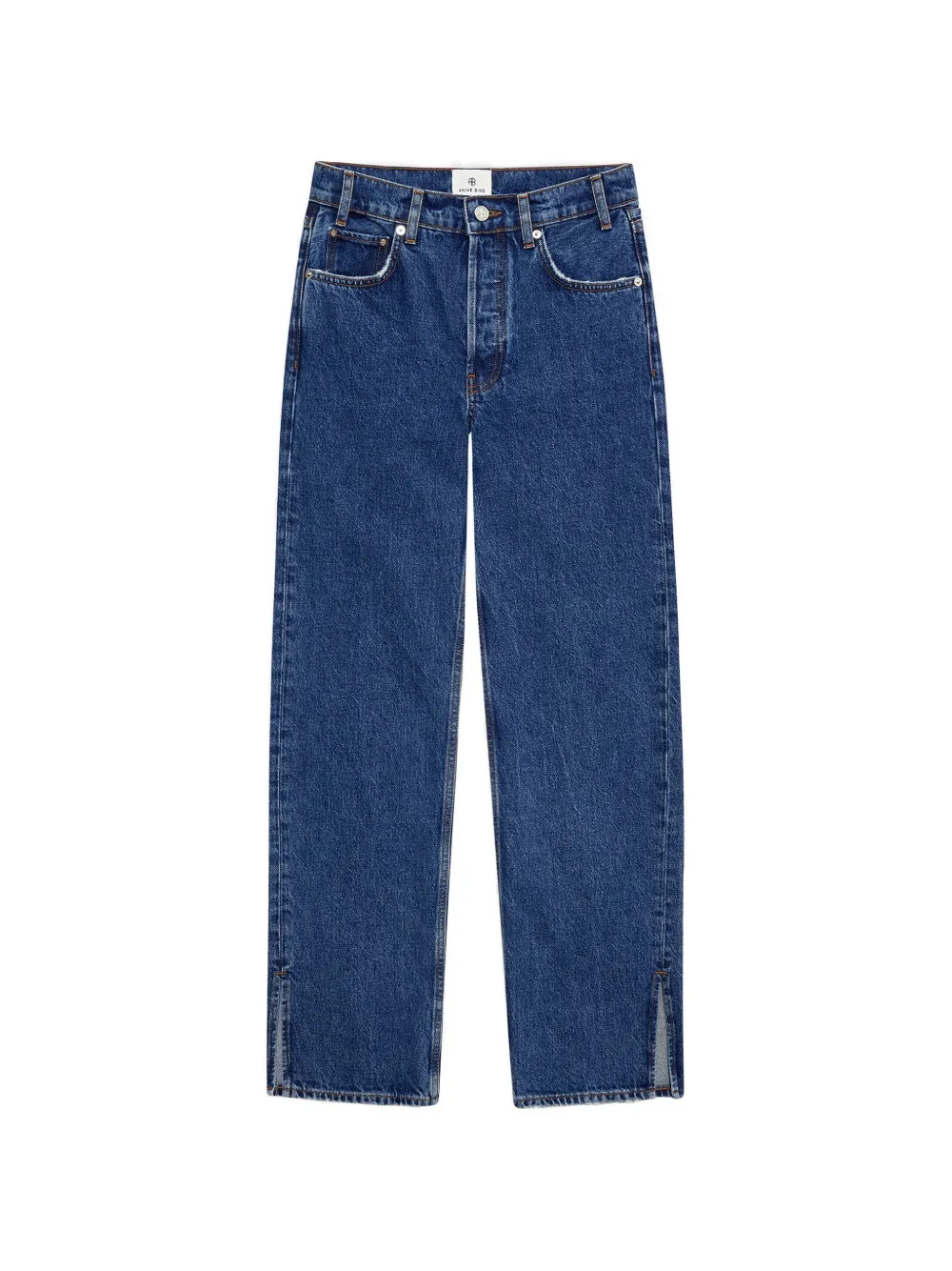 ANINE BING Jeans Roy a vita alta - Blu