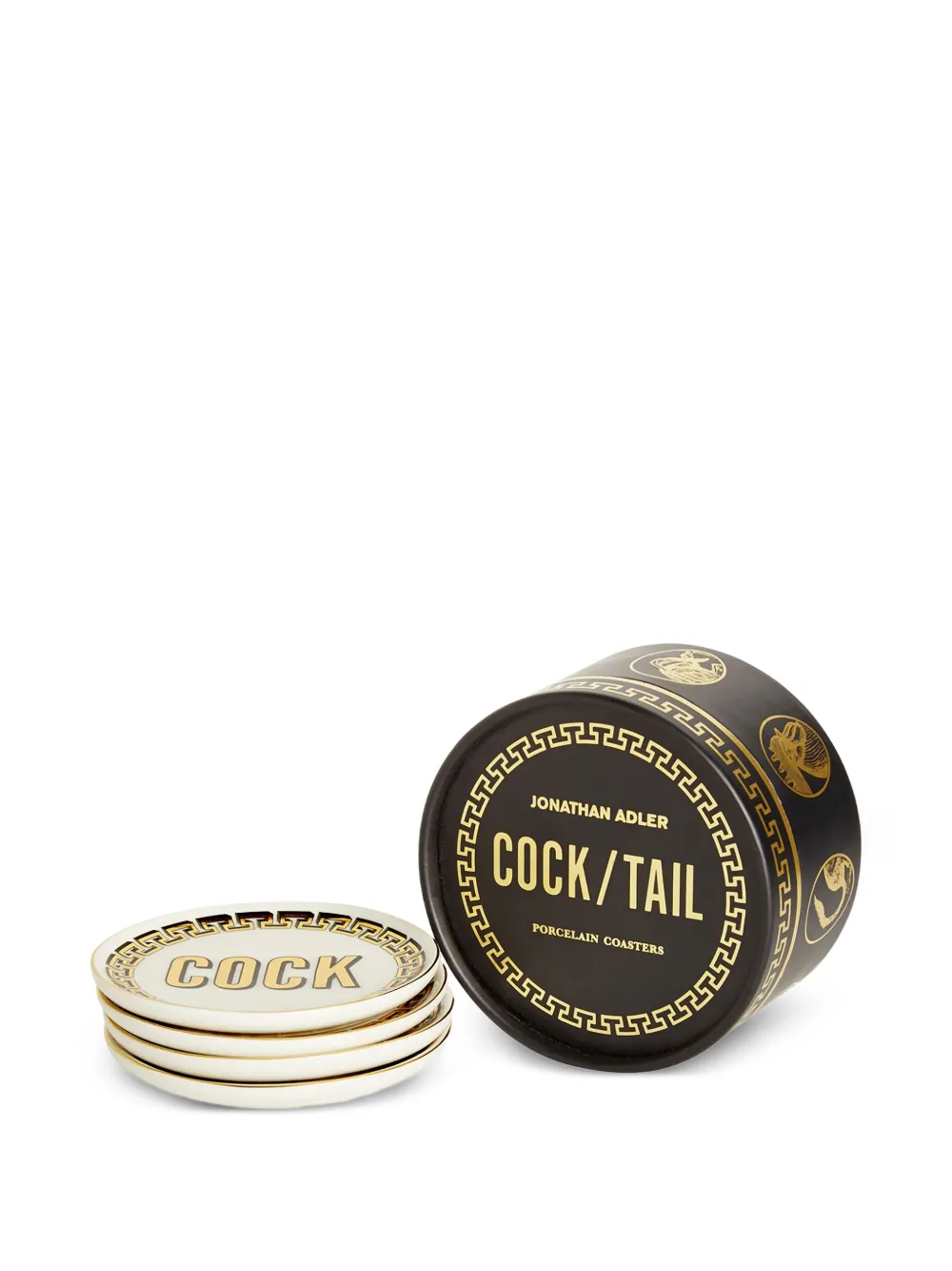 Jonathan Adler porcelain coaster set | Tableware | Image 2