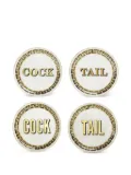 Jonathan Adler porcelain coaster set - White