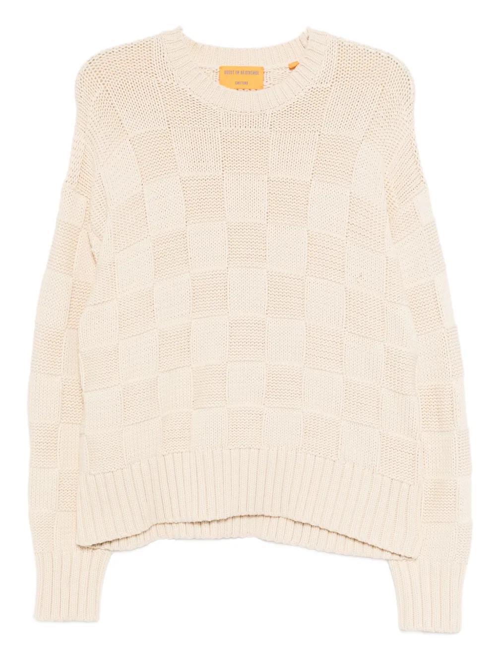 Guest In Residence checker sweater | Neutrals | Image 1