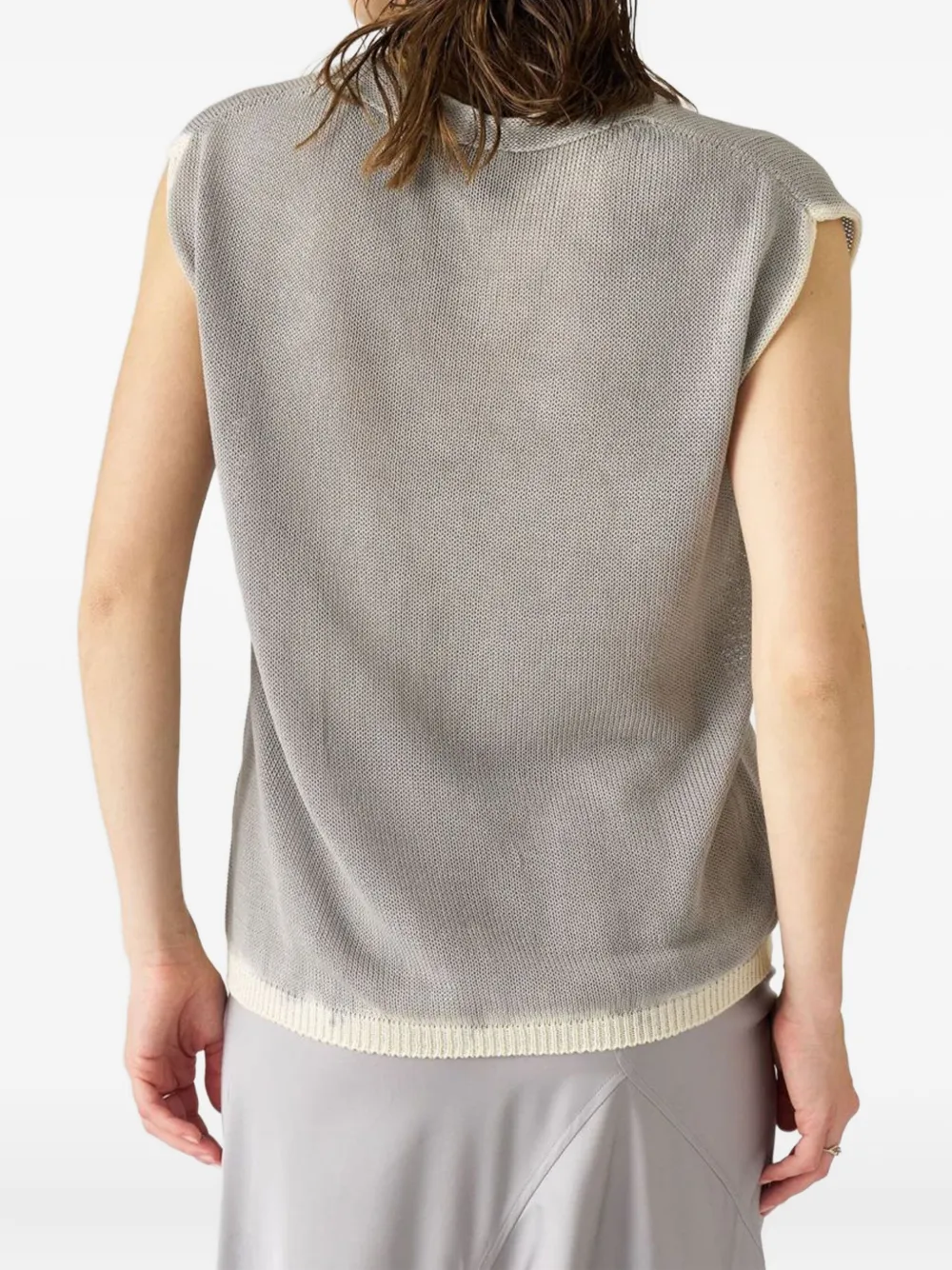 Jucca v-neck knitted vest | Knitted Sweaters | Image 2