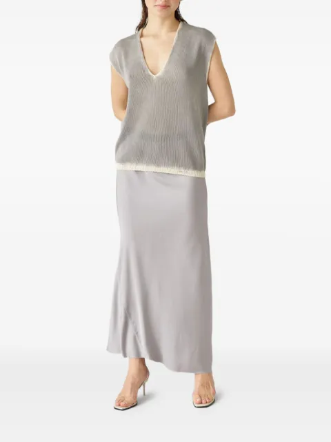 Jucca v-neck knitted vest