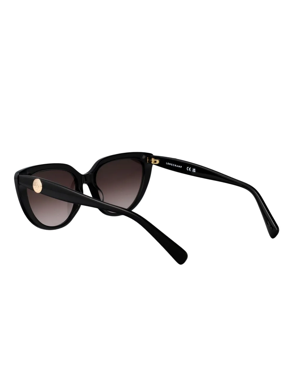 Longchamp Zonnebril met cat-eye montuur Zwart