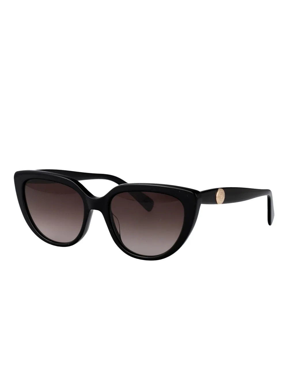 Longchamp Zonnebril met cat-eye montuur Zwart