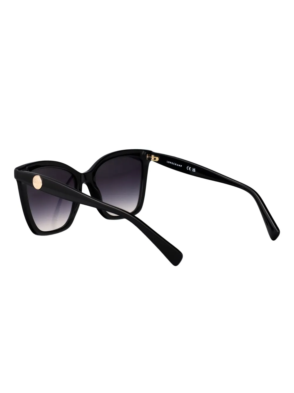 Longchamp Zonnebril met cat-eye montuur Zwart
