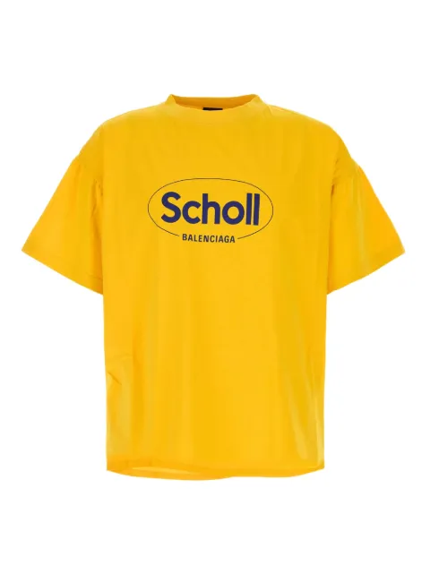 Balenciaga تيشيرت قطن x Scholl
