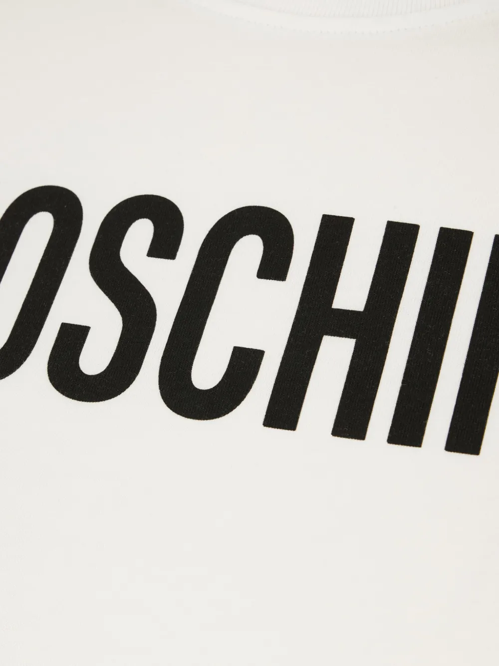 Moschino logo-print T-shirt Wit
