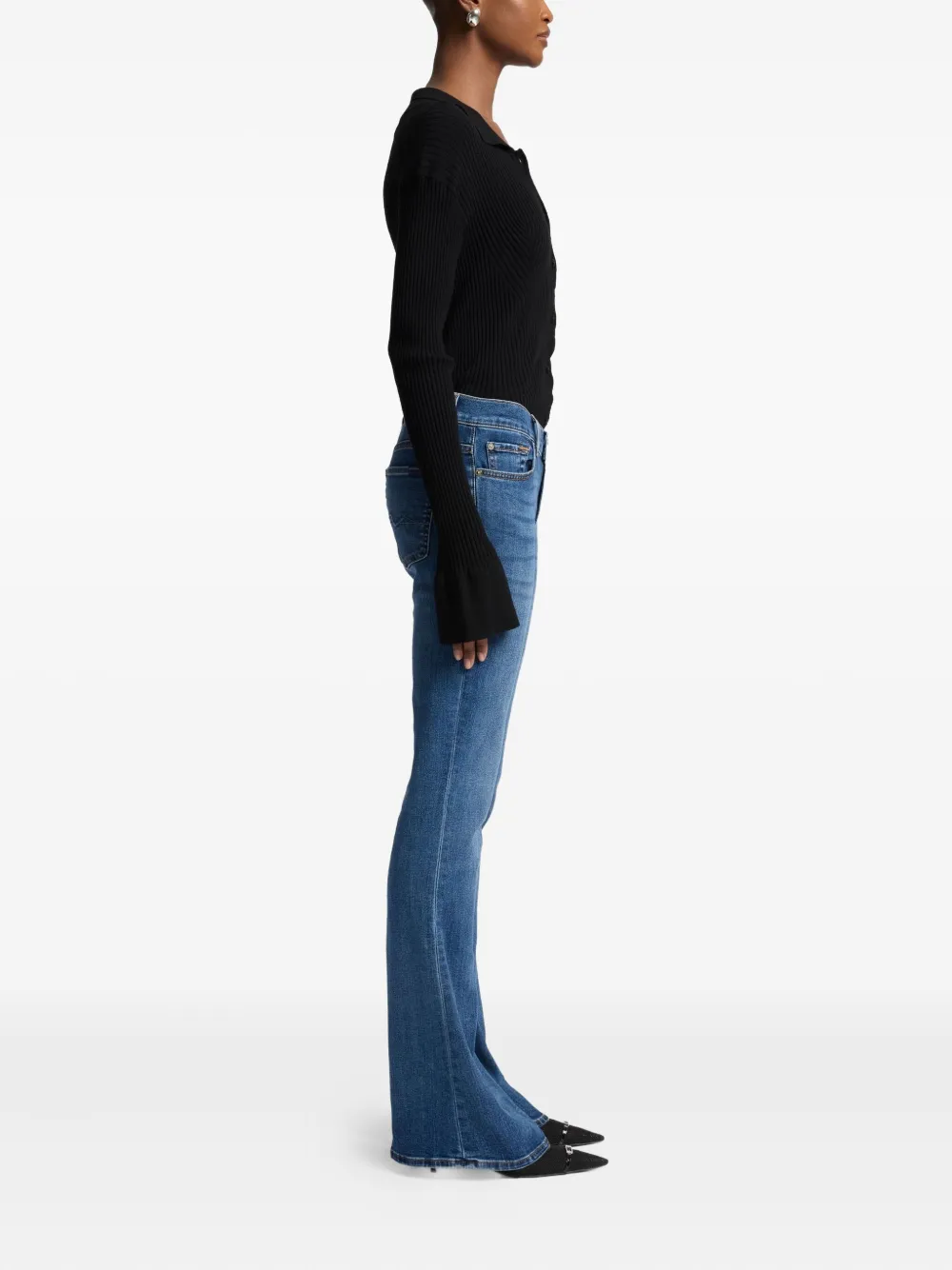 7 For All Mankind Bootcut jeans Blauw