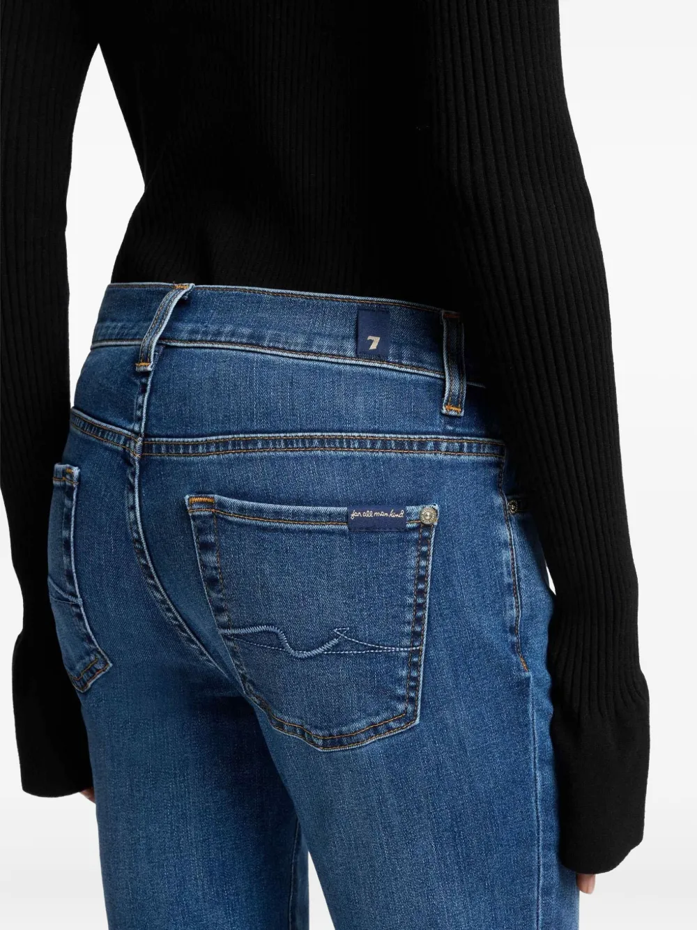 7 For All Mankind Bootcut jeans Blauw
