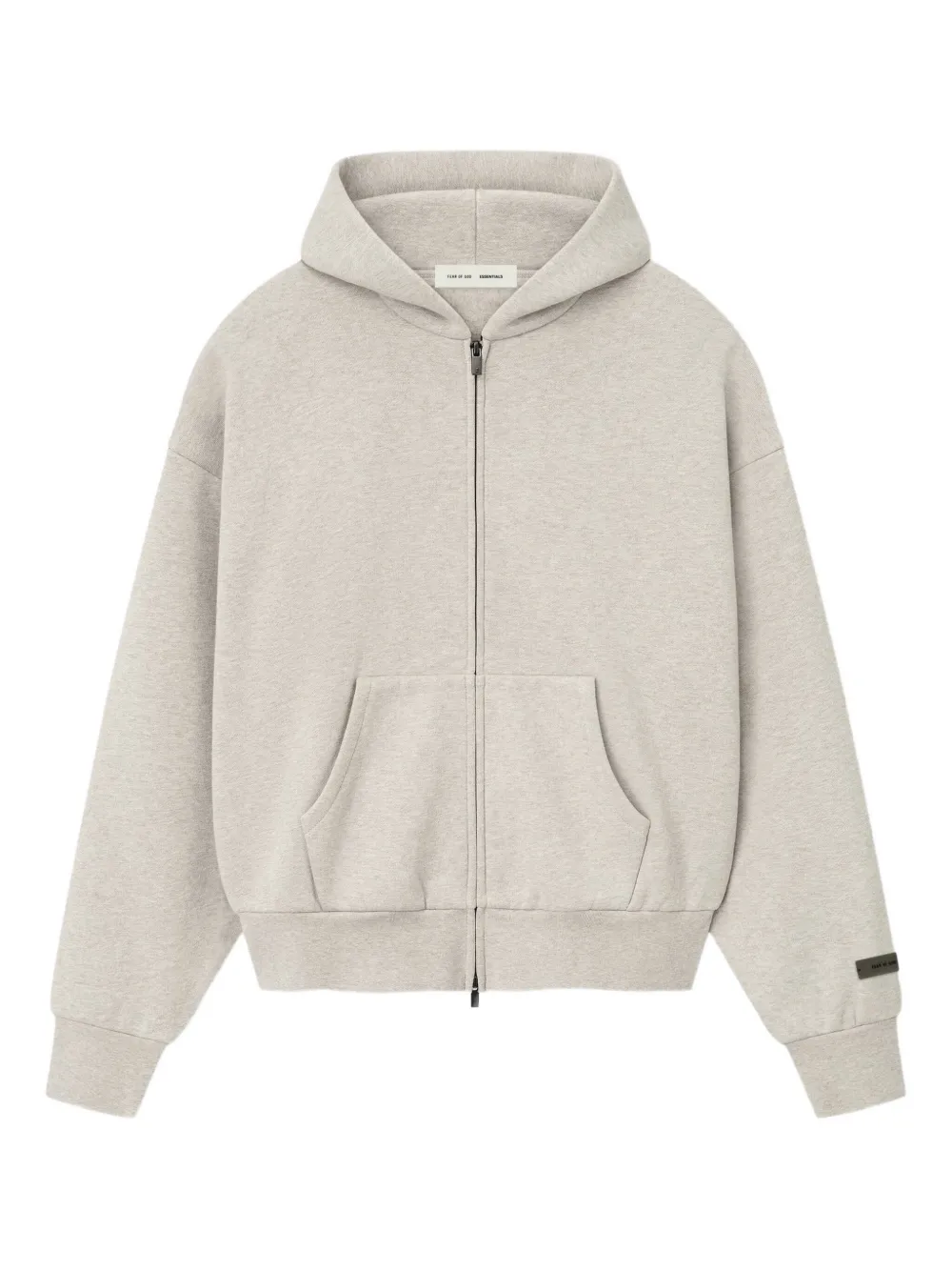 FEAR OF GOD ESSENTIALS hoodie met rits Grijs