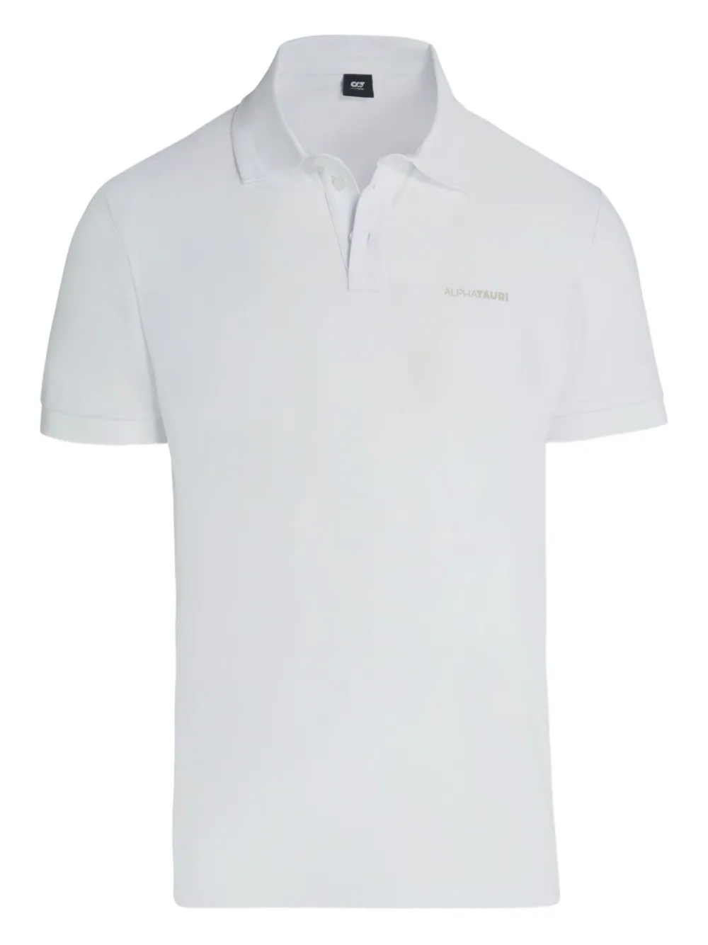 Alphatauri Jesh logo-embroidered polo shirt | White | Image 1