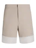 Alphatauri Pin two-tone shorts - Neutrals