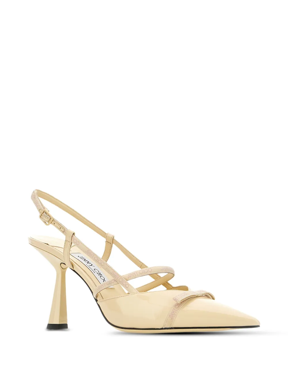 Jimmy Choo Danica slingback pointed-toe heeled pumps Neutrals