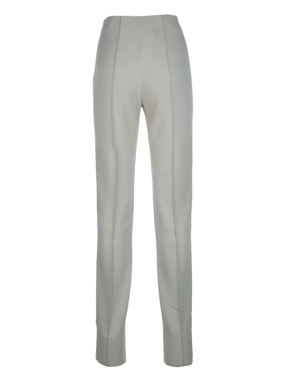 Giorgio Armani front-seam trousers Grijs