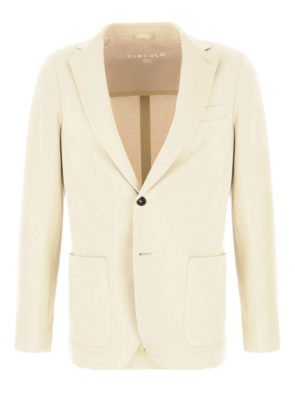 Circolo 1901 Blazer met enkele rij knopen Beige