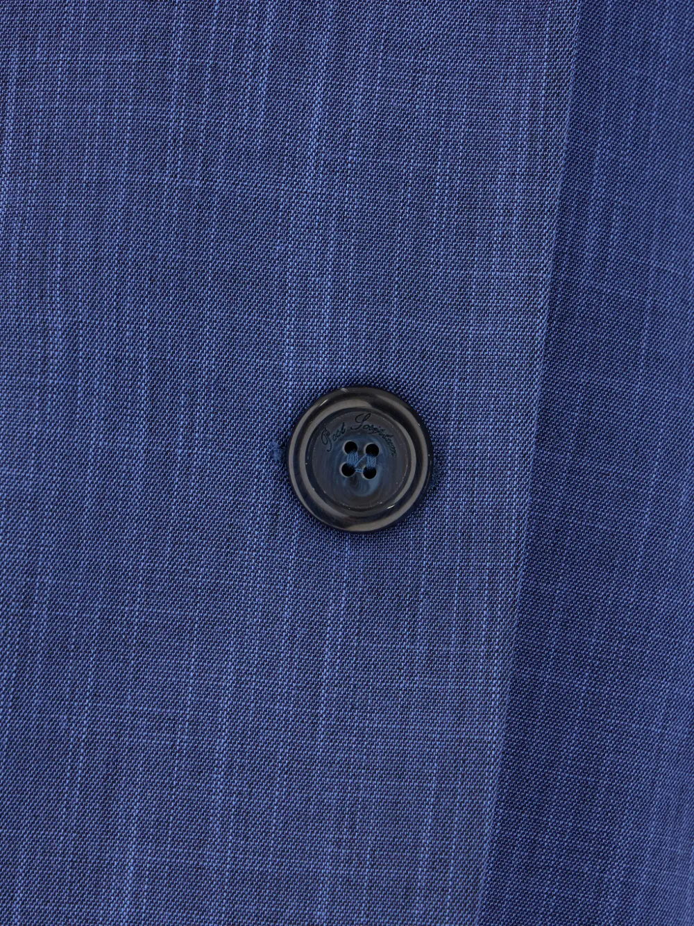 Post Scriptum Two-button Linen Blazer In Blue