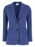 POST SCRIPTUM two-button linen blazer - Blue