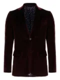 Paul Smith velvet two-button blazer - Red