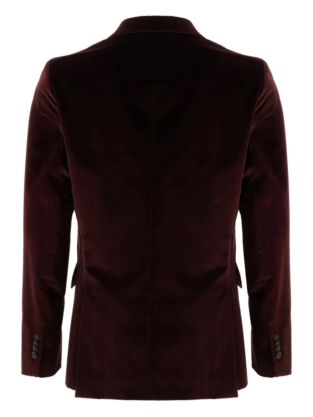 Paul Smith Fluwelen blazer met twee knopen Rood
