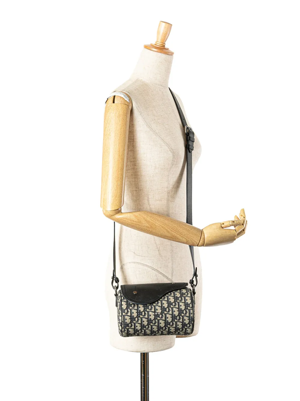 Christian Dior Pre-Owned 2022 Mini Oblique Canvas Roller Saddle Bag satchel | Estilos de archivo | Image 2