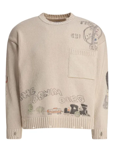 KAPITAL graphic-print sweater