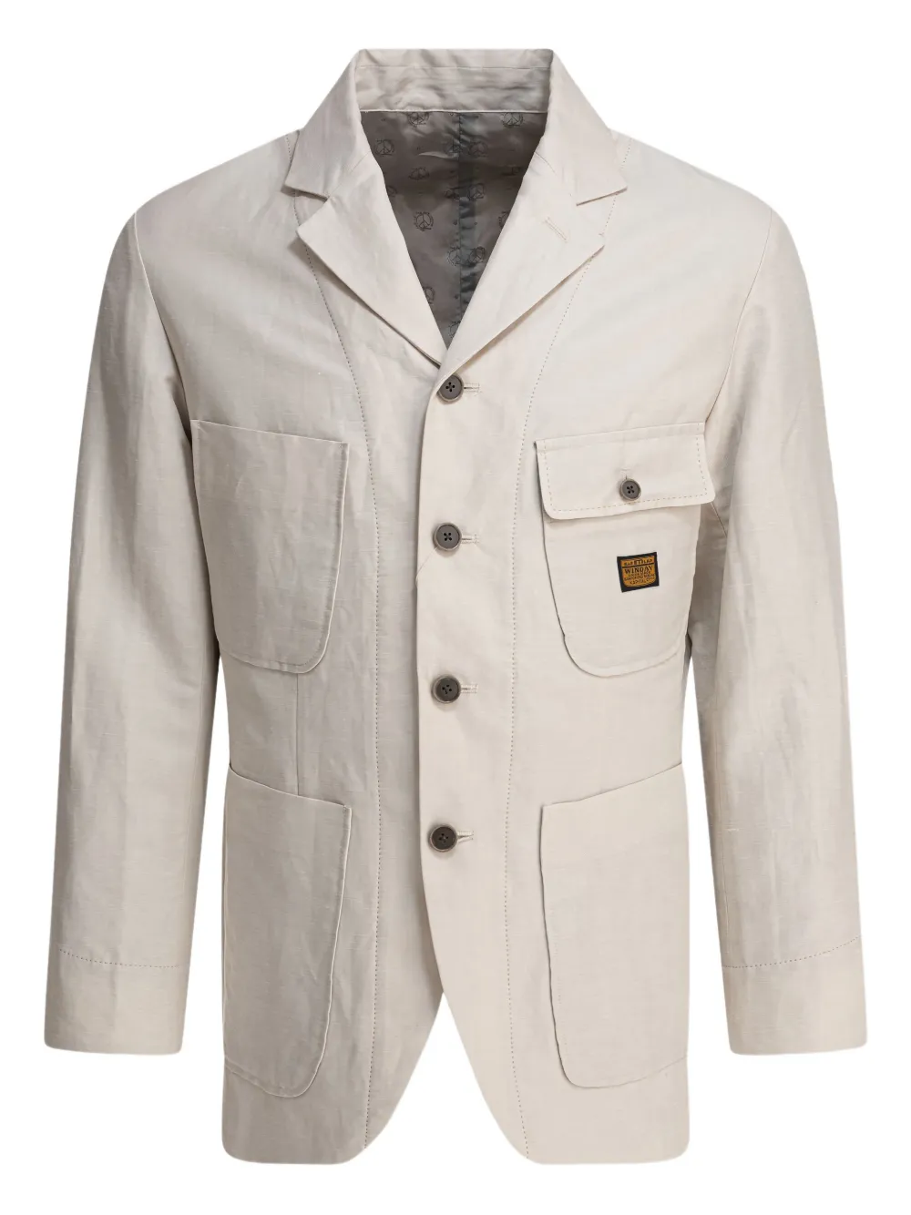 KAPITAL Jack met opgestikte zak Beige