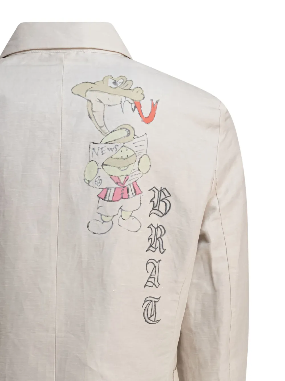 KAPITAL Jack met opgestikte zak Beige