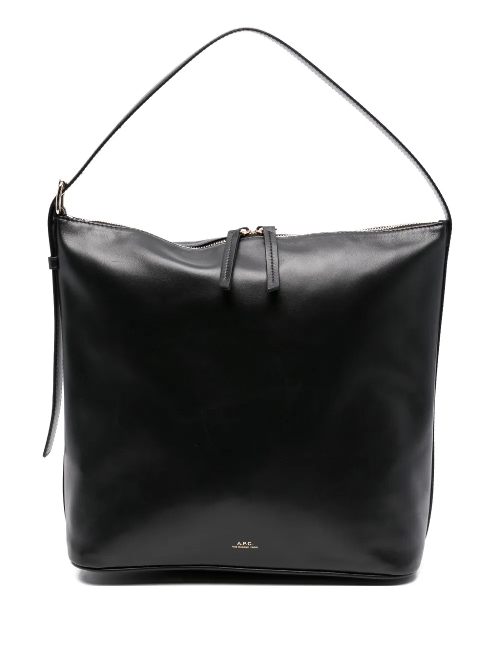 A.P.C. Vera zip-top shoulder bag Zwart