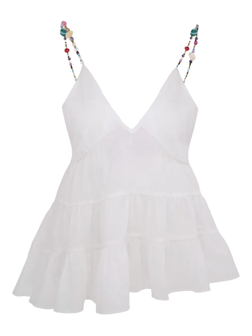Viola ruffled tiered top