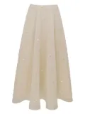 AZEEZA Sorcha sequined skirt - Neutrals