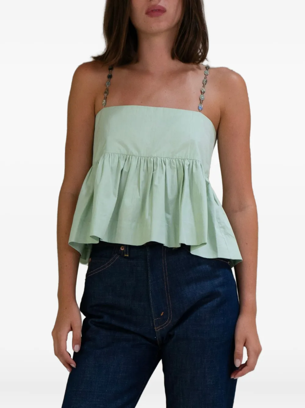 Rayna poplin tank top