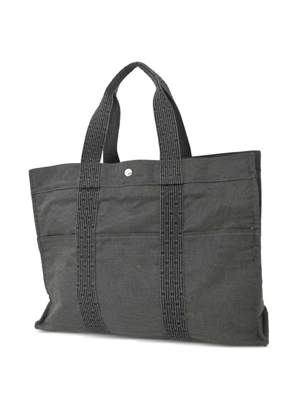 Hermès Pre-Owned 1990-2000s Herline GM striped canvas tote bag | Pre-Owned | Image 2