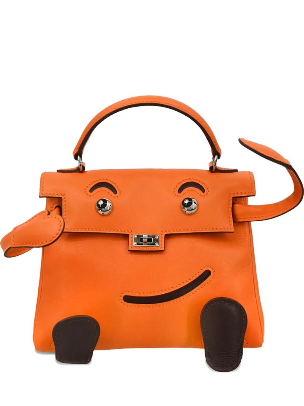 Hermès Pre-Owned 2000 Kelly Doll Mascot handbag | Orange | Image 1