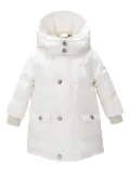 Miki House hooded puffer jacket - White