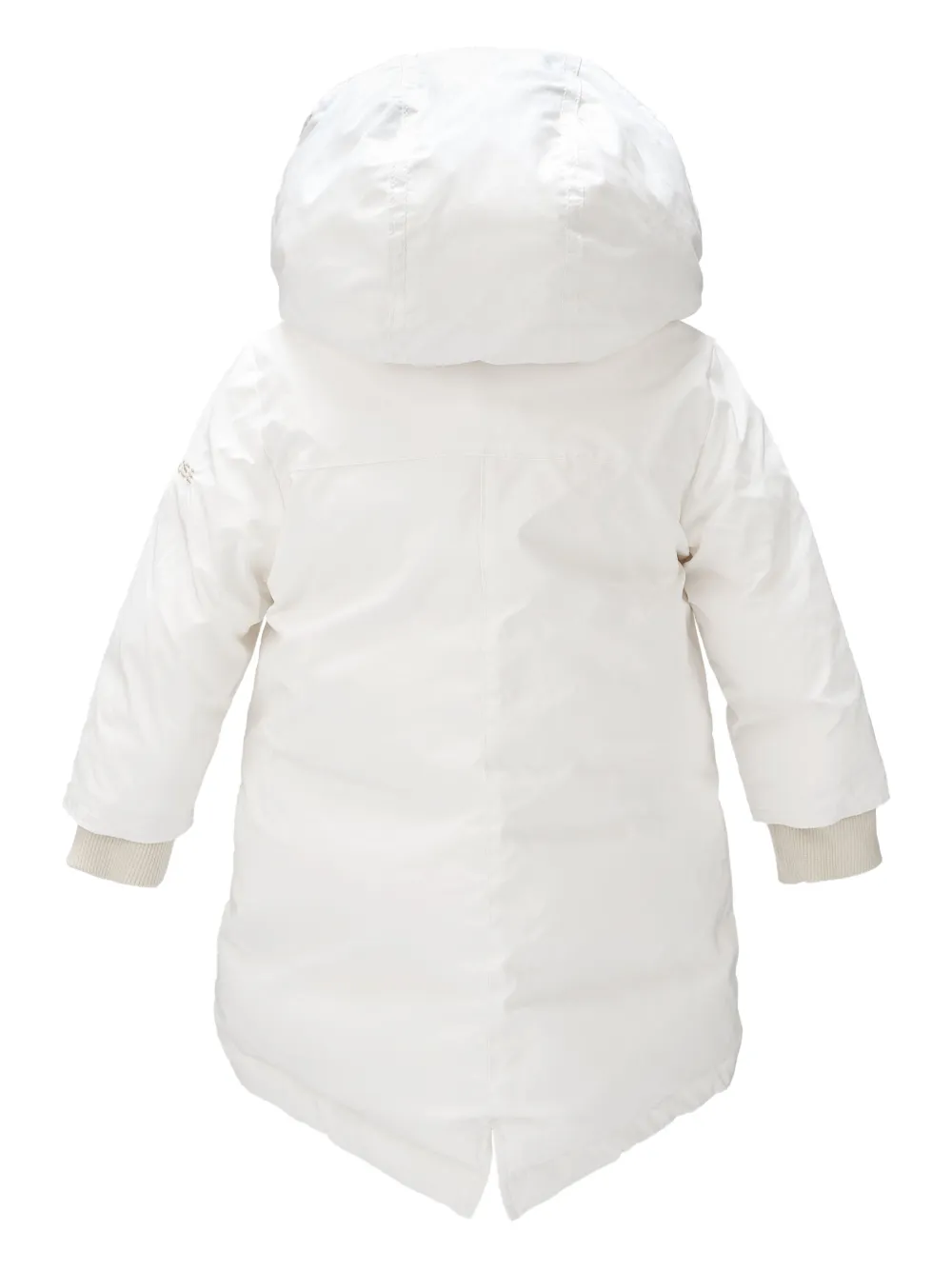 Miki House hooded puffer jacket Wit