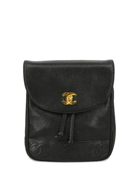 CHANEL Pre-Owned mochila Triple CC 1997