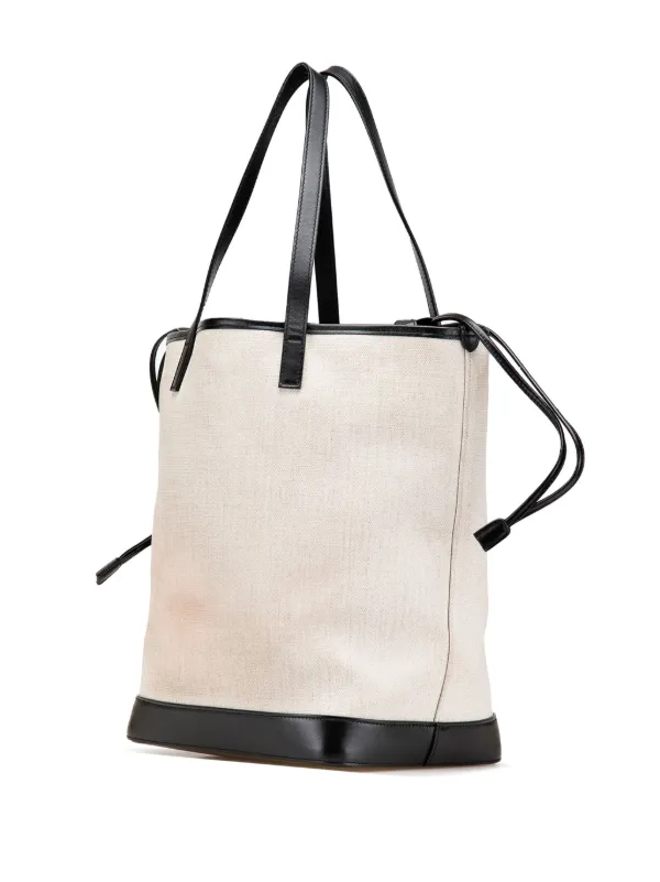 Saint Laurent Pre-Owned 2018 Canvas Teddy Drawstring Shopping Tote