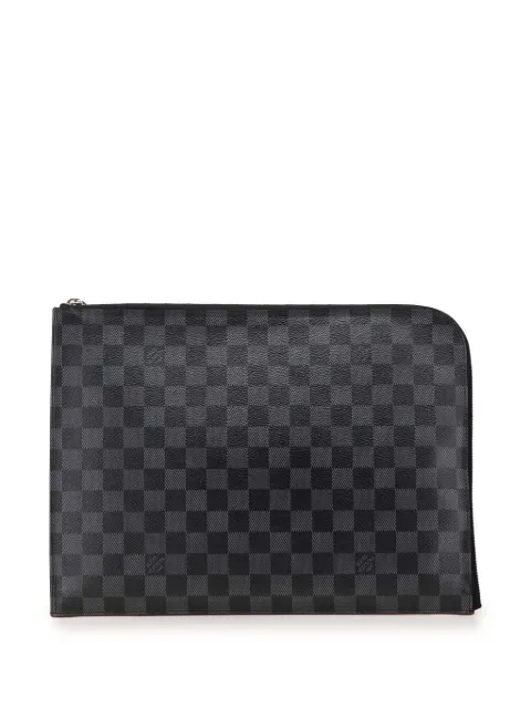 Louis Vuitton Pre-Owned 2016 Damier Graphite Pochette Jour GM clutch bag