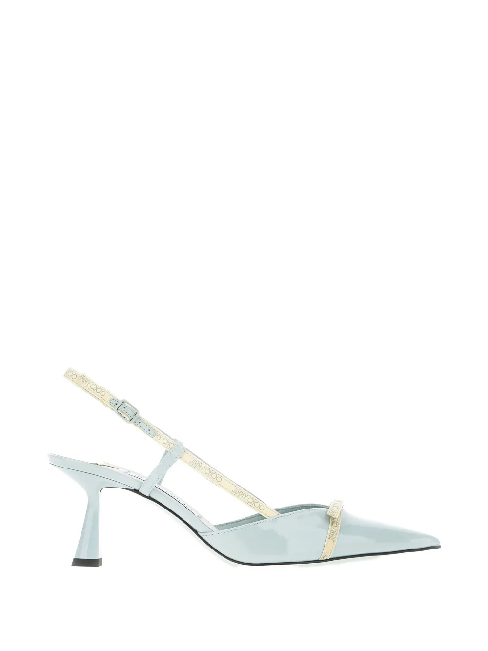 Jimmy Choo 65mm Camila Slingback Pointed-toe Pumps In Green