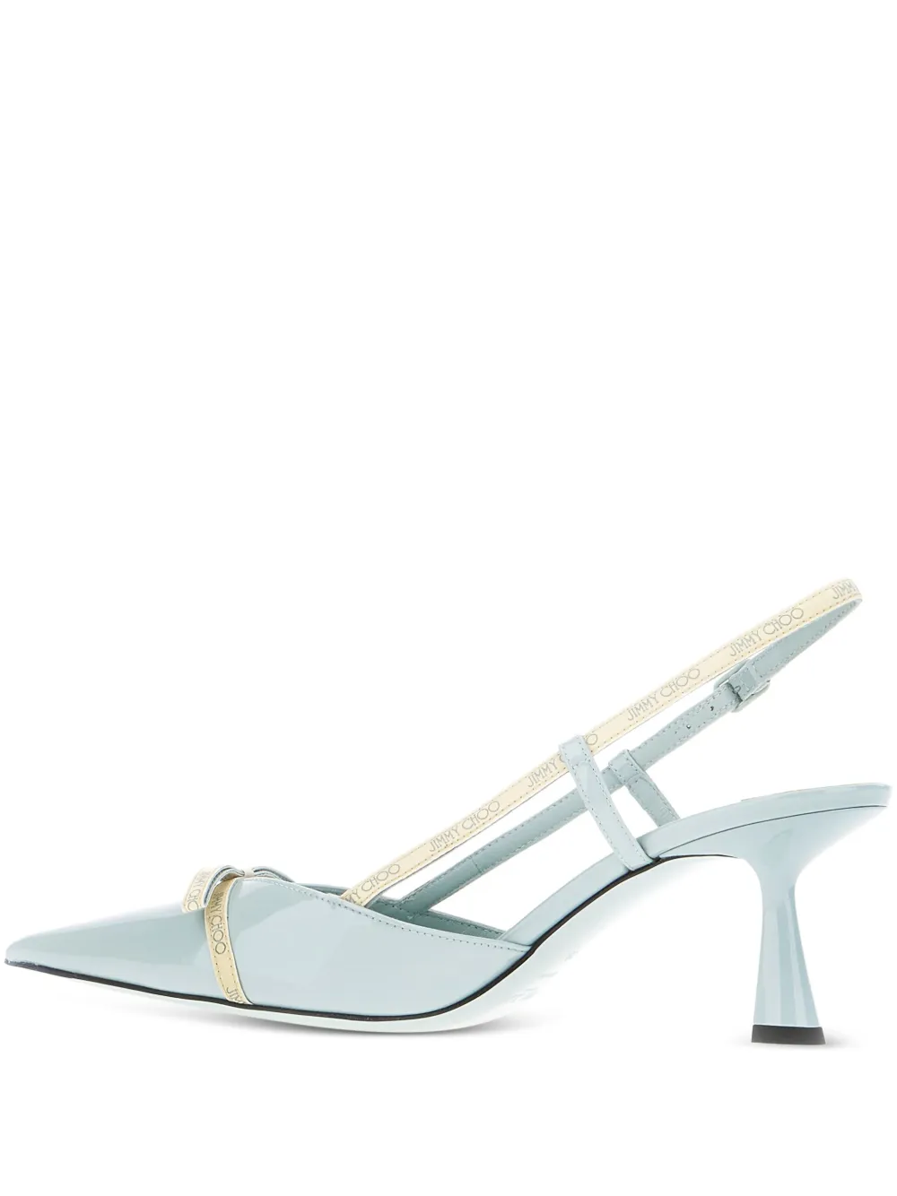 Jimmy Choo 65mm Camila slingback pointed-toe pumps Green