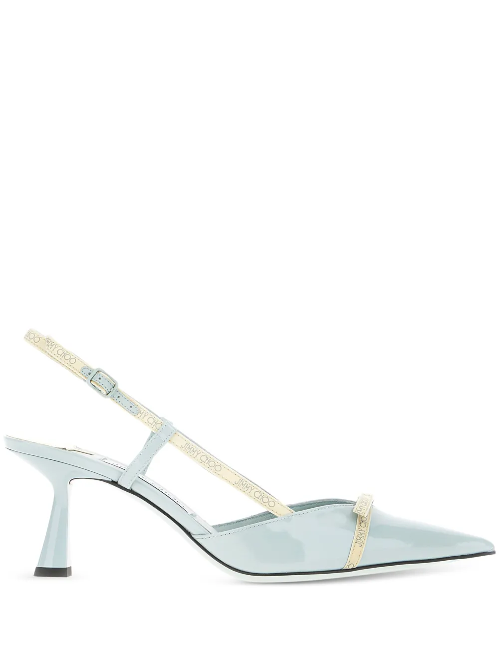 Jimmy Choo 65mm Camila slingback pointed-toe pumps Green