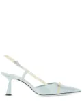 Jimmy Choo 65mm Camila slingback pointed-toe pumps - Green