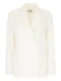 POST SCRIPTUM double-breasted button blazer - White