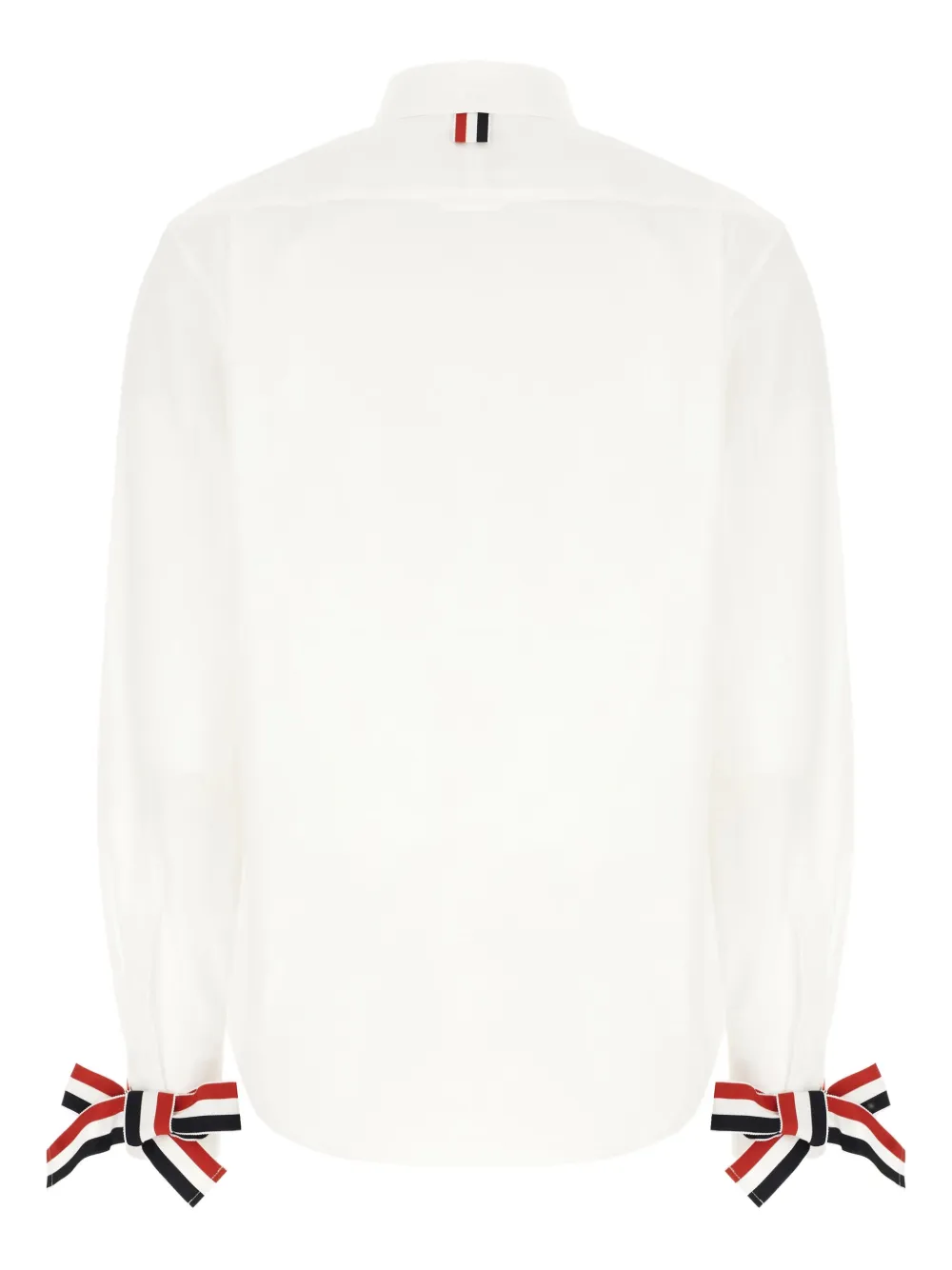 Thom Browne Katoenen blouse met gestrikte manchetten - Wit