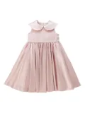 Miki House Peter Pan-collar sleeveless dress - Pink