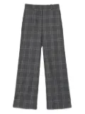 Maje checked tailored trousers - Grey