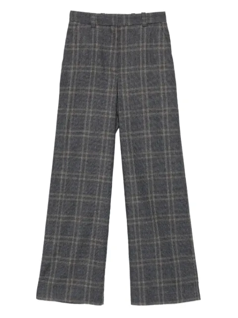 Maje Calça de alfaiataria xadrez