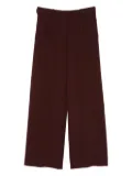 Maje pleated straight trousers - Red